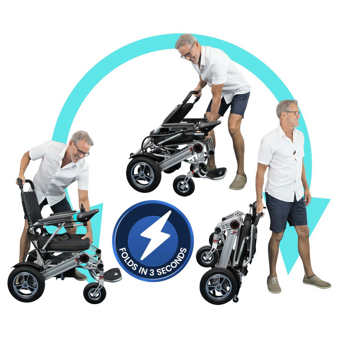 Vive Health Folding Power Wheelchair