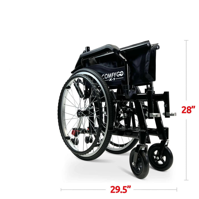 ComfyGO X-1 Lightweight Manual Wheelchair