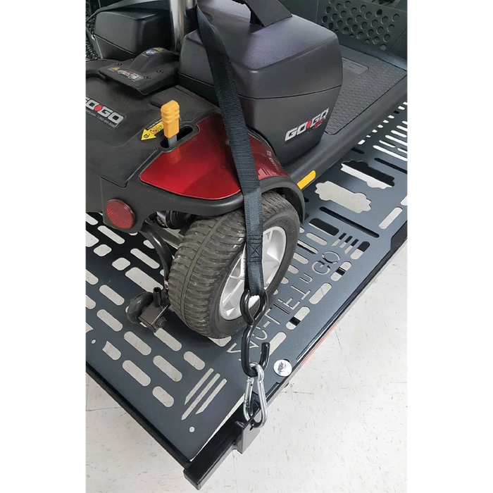 WheelChair Carrier Patriotic Electric Hitch Lift