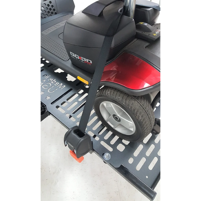 WheelChair Carrier Patriotic Electric Hitch Lift