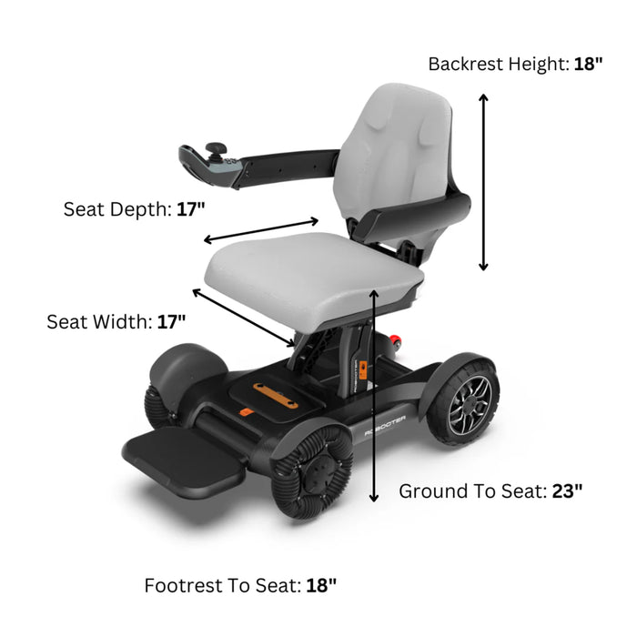 medUcare Robooter X40 Automatic Folding All-Terrain Smart Power Wheelchair