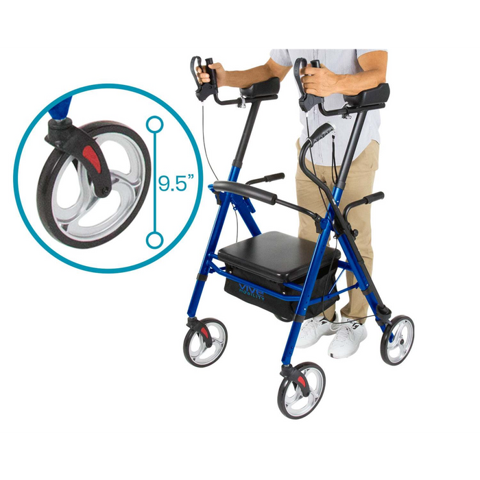 Vive Health Series T Upright Rollator