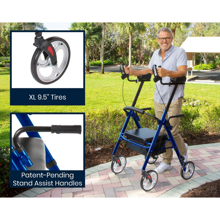 Vive Health Series T Upright Rollator