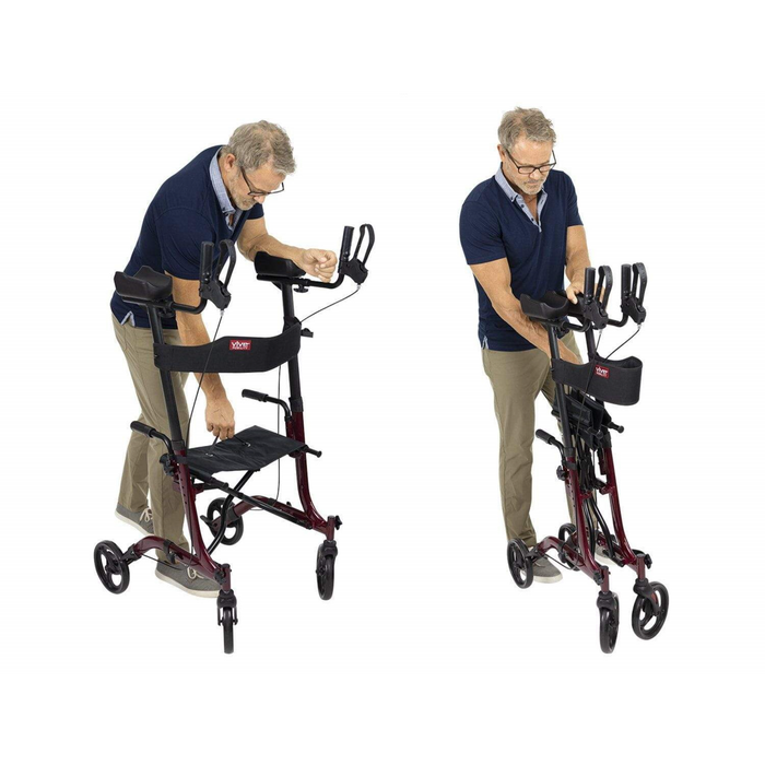 Vive Health Upright Walker Rollator