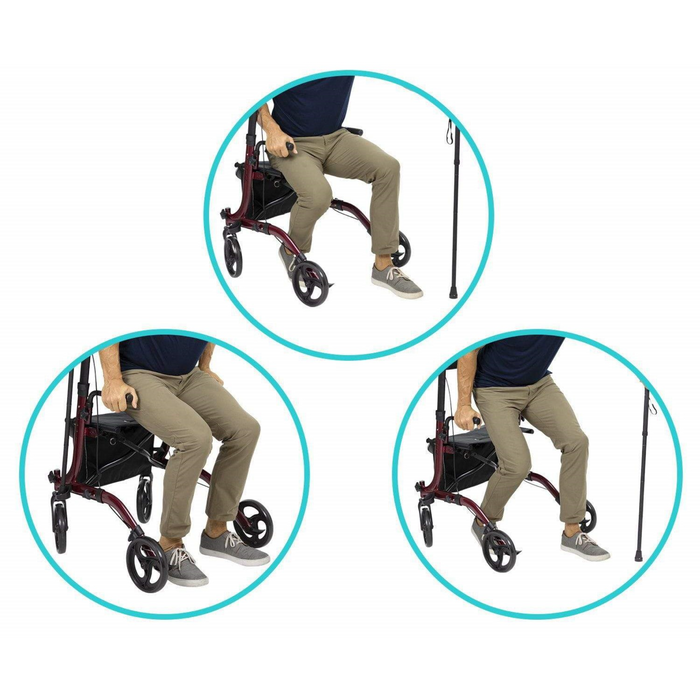 Vive Health Upright Walker Rollator