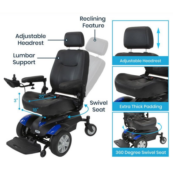 Vive Health Model V Electric Wheelchair