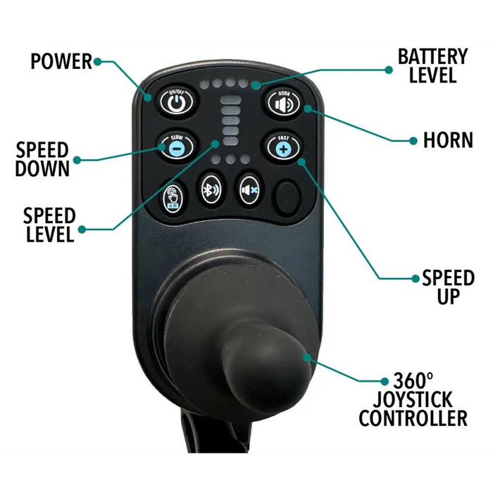 ComfyGO X-Lite Ultra Light Folding Electric Wheelchair